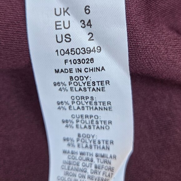 Beautiful Eggplant ASOS Design Open Blazer with Belt - Picture 14 of 14